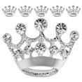 thumbnail image 1 of MLINS 6 Pcs Broches en Forme de Couronne pour Femmes, Décorations de Broche en Alliage, 1 of 7