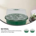 thumbnail image 3 of MLINS  2 Pcs Planting Container Gardening Sprouting Case Flat Cultivator Hole Green, 3 of 8