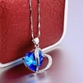 thumbnail image 3 of KATGI Fashion Austrian Crystals Heart Shape Pendant Necklace, 3 of 6