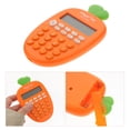thumbnail image 3 of 2 Pcs Calculatrices Électroniques en Forme de Carotte Calculatrices Portables 12 Chiffres pour Étudiants, 3 of 7