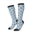 thumbnail image 2 of Daiia Sports Socks Cute Ice Cream Printed Novelty Crew Socks for Men Women Knee High Socks Cotton Socks Soft & Breathable Support Unisex Socks, 2 of 9