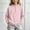 Pink, variant on Amidoa Girls Half Zip Pullover Long Sleeve T Shirts Kids Mock Neck Casual Tops Pink Size 5-6 Years