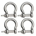 thumbnail image 1 of Milisten 4 Pcs Manille en Acier Inoxydable, Manille de Levage en Forme de D, 1 of 5