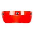 thumbnail image 1 of S SERENABLE Motorcycle Peak with 3 Snap Scratch Resistant for 3/4 Helmets Accessory Red, 1 of 8