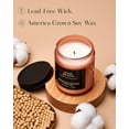 thumbnail image 3 of M&SENSE Pink Beach Sands Natural Soy Candle, Pineapple & Coconut Scented Candles for Women & Men, 7.05oz 50 Hours Non Toxic Candle Romantic Fragrance Gifts for Couples, 3 of 8