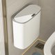thumbnail image 5 of Bearachild Elegante cubo de basura automático para baño, gestión de residuos eficiente y ecológica, innovadora Suministros de limpieza para el hogar blanco 30.5*28.5*15cm, 5 of 6