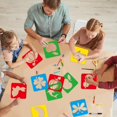 thumbnail image 4 of 36pcs Drawing Stencils for Kids 8 Inch Sidewalk Chalk Stencils Painting Large Washable Reusable Learning Themed Primary Shape Template for Kids Toddlers Preschool, 4 of 7
