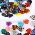 thumbnail image 5 of 20Pcs Heart Crystals Stones Healing Crystal Palm Natural Polished Love Shaped Gemstones Rose Quartz Amethyst Assorted Set Bulk Wholesale Reiki Energy Balancing Meditation Gift, Multicolor, 5 of 9