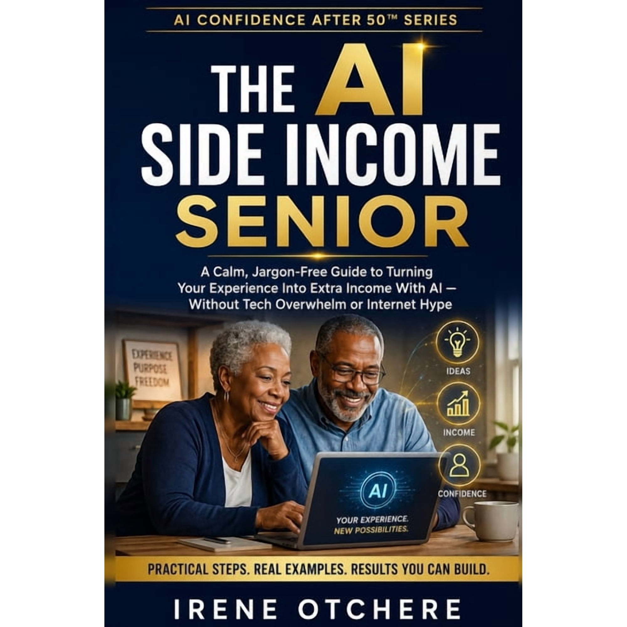 AI Confidence After 50 The AI Side Income Senior: A Calm, Jargon-Free Guide to Turning Your Experience Into Extra Income With AI - Without Tech, Book 4, (Paperback)
