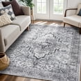 thumbnail image 6 of ChakmeOne 8x10 Area Rugs for Living Room,Vintage Boho Medallion Print with Stain Guard, Machine Washable & Non-Slip, for Under Table, Bedroom or Dining Room, 6 of 11