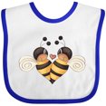 thumbnail image 3 of Inktastic Valentine's Day Bumble Bees Boys Baby Bib, 3 of 4