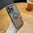 thumbnail image 2 of Compatible with iPhone 11 Pro Glitter Case,Luxury Cute Sparkle Diamond Design with Bling Camera Protection Plating Logo View,Aesthetic Shockproof Bumper for Women Girls Phone Cover-Gold, 2 of 12