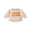 Khaki1, variant on Newborn Baby Boy Girl Halloween Outfits Pumpkin Letter Sweatshirt Romper Long Sleeve Oversized Bodysuit Fall Clothes