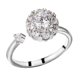 thumbnail image 5 of 6pcs De Bodas De Compromiso Giratorio Ajustable De Cubic Zirconia Joyería Sunnimix Anillo de circón giratorio, 5 of 8