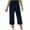 Navy, variant on Mgmyaa Capris for Girls Workout Yoga Casual Pants with Pockets Straight Crop Trousers