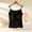 Black, variant on Tank Tops for Women Built in Bra Backless Basic Double Lined Summer Spaghetti Strap Sleeveless Cami Workout Shirts with Molded Cups and Adjustable Straps Gray XXL