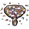 thumbnail image 2 of Jigsaw Puzzle TCG Toys Elephant 300 Pieces Hand Drawn, 2 of 6
