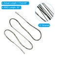 thumbnail image 2 of Bow String Replacement,12 Strands Recurve Bowstring with Nock Point for AMO 50", Black, 2 of 6