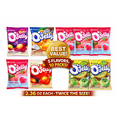 thumbnail image 2 of Korean Fruit Jelly Candy Variety Pack – Chewy Gummy Snacks, 5 Flavors (Grape, Plum, Peach, Kiwi, Coco Mango) – Large 2.36 oz Bags – Best Value 10 Pack, 2 of 5