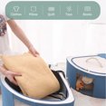 thumbnail image 4 of Amdohai Clothes Storage Bins with Lid Reinforced Handle Zip Clear Window, 4 of 7