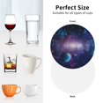 thumbnail image 6 of Kdxio Planets Stars And Galaxies1 Funny Coasters,4 Pcs Leather Coasters,Housewarming Gifts,Protect Furniture from Water Marks Scratch and Damage, 6 of 6