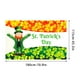 thumbnail image 5 of Banner del jardín del Día de San Patricio - Bandera de trébol verde de doble cara de 45" x 71" con monedas de la suerte y sombreros - Decoración navideña para fiestas de jardín en casa Decoraciones, 5 of 9