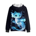 thumbnail image 5 of Uorisanigo Kids Full Zip Hoodies Lightweight Blue Dragon Sweatshirt Comfortable Jackets Fall Winter Clothes Long Sleeve Hooded Hoodie for Boys & Girls, 5 of 8