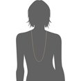 thumbnail image 2 of Essentials Plated Sterling Silver Diamond Cut Rope Chain Necklace, 2 of 3