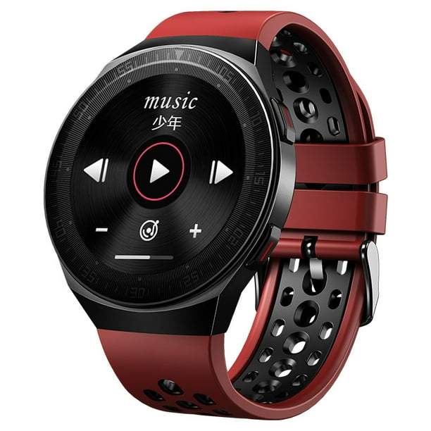 Bluetooth Call Round Smart Watch Music Player Clock Fitness Men