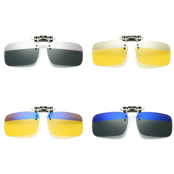 SagaSave Fashion Polarized Sunglasses Clip Sunshade Anti-Glare Anti-UV for Adults Unisex