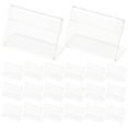 thumbnail image 4 of CIMAXIC Sign Holders Acrylic Table Stands Transparent 25Pcs 0.98X1.57In, 4 of 8