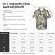 thumbnail image 5 of Fotbe Palm Trees and Tropical Camisa Hawaiana para Hombre Unisex – Camisa Casual de Verano con Botones de Manga Corta de Algodón y Lino,3X-Large, 5 of 7