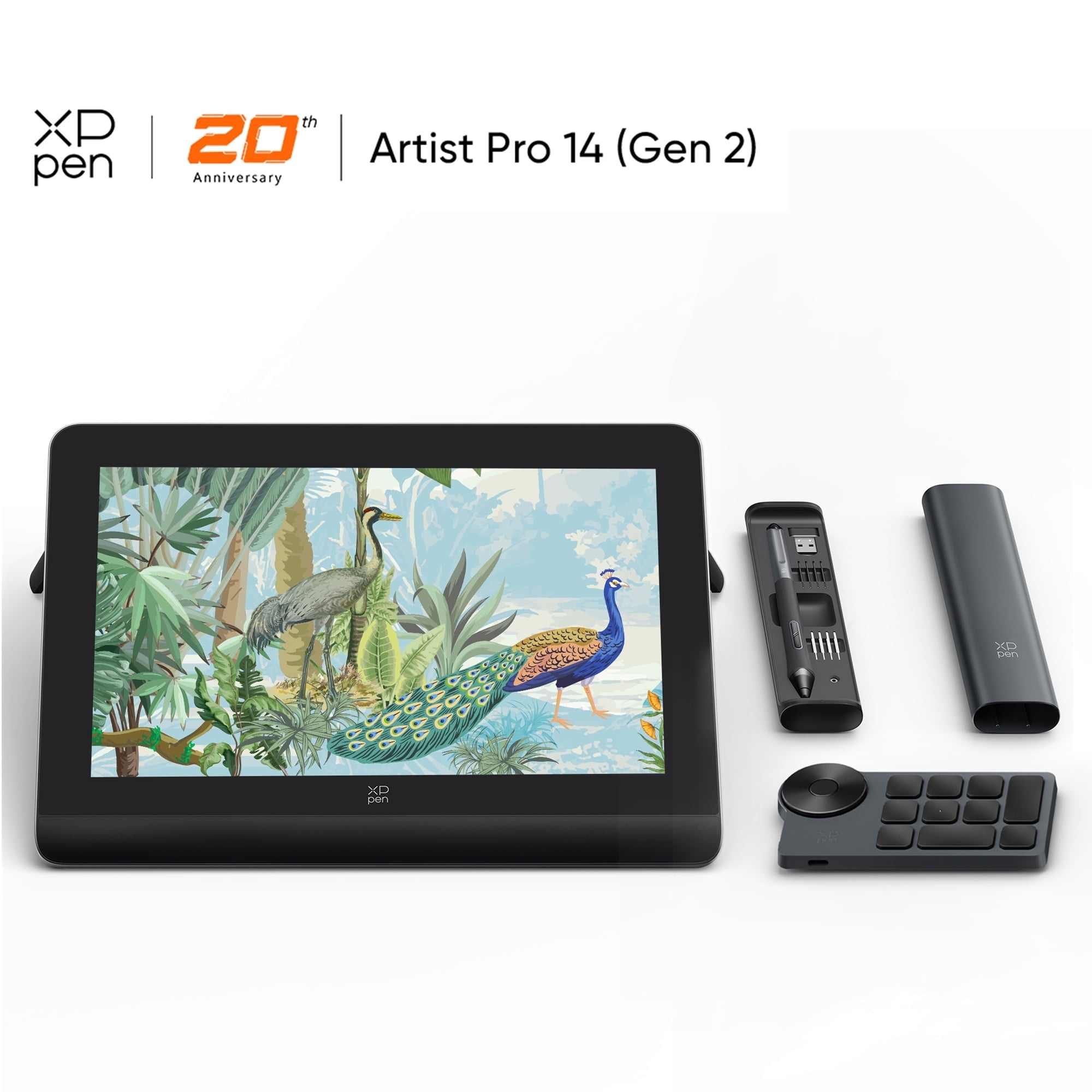 XPPen Artist Pro 14 Drawing Tablet Gen 2, 16384 Pressure Stylus