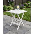 thumbnail image 2 of Gracious Living Outdoor Resin Folding Side Table White, 2 of 5