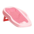 thumbnail image 4 of Soporte de baño para bebé, para sentarse y acostarse, soporte de ducha para bebé, cojín antideslizante, rejilla para bañera, color rosa, 4 of 14