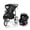 Gotham, variant on Graco FastAction Fold Jogger Travel System, Black