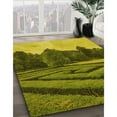 thumbnail image 2 of Ahgly Company Indoor Square Patterned Army Green Area Rugs, 5' Square, 2 of 6