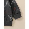 thumbnail image 5 of hirigin Toddler Baby Boys Girls Pullovers, Long Sleeve Round Neck Bull Head Print Sweatshirts, 5 of 8