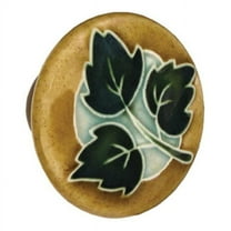 Acorn PR1YP Lg Rd Brown with 3 Green Leaves