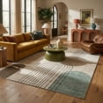 thumbnail image 1 of Rug Branch Eclipse Mid-Century Modern Indoor Area Rug, Beige Green, Abstract - Living Room, Bedroom, Dining Room, and Office, 1 of 7