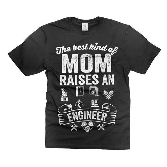 Funny Mom Shirt Mother's Day Engineer Shirt Engineer Mom Gifts Mom Raises An Engineer Shirt