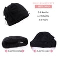 thumbnail image 6 of Baby Girl Winter Hat Cute Bow Infant Beanie Warm Knitted Hats for Toddler Kids Girls 0-6 Years (Black,M), 6 of 6