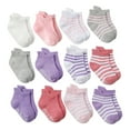 thumbnail image 2 of Odeerbi Toddler Socks Girls 12 Pairs Cotton Ankle Socks Cute Floor Socks Non Slip Short Socks with Grips for Infant Kids Red, 2 of 8