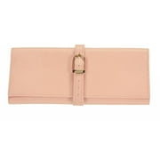Royce Leather 915-CP-5 Jewelry Roll - Carnation Pink