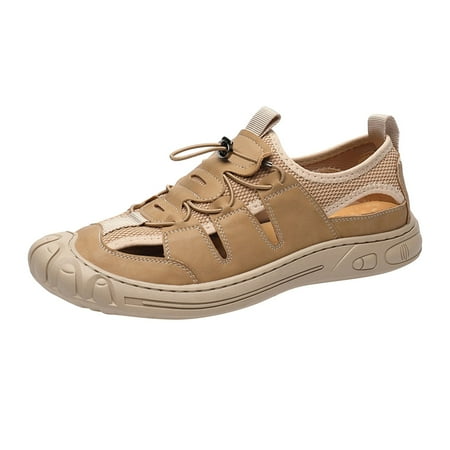 

NECHOLOGY Mens Casual Dress Shoe Mens Shoes Comfortable Beach Shoes Outdoor Leisure Hollow Men S Casual Shoes Size 11 Shoes Brown 10