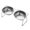 double sided, variant on Koiauber Stainless Steel Elevated Cat Bowl Tilted Raised Cat Bowl with Metal Stand Pet Feeding Dish to Prevent Fatigue for Indoor Cat And Dog
