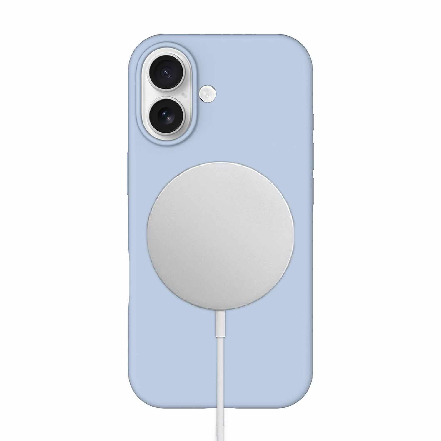 Blu Element Silicone MagSafe Case Pastel Blue for iPhone 17(6.6)