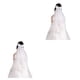 thumbnail image 1 of Minnieouse Niños Niñas Primera Comunión Velos Diadema Malla blanca Niños Niñas Velo de novia Tocado Blanco 60-80 cm 2piezas Minnieouse CBP044639, 1 of 5