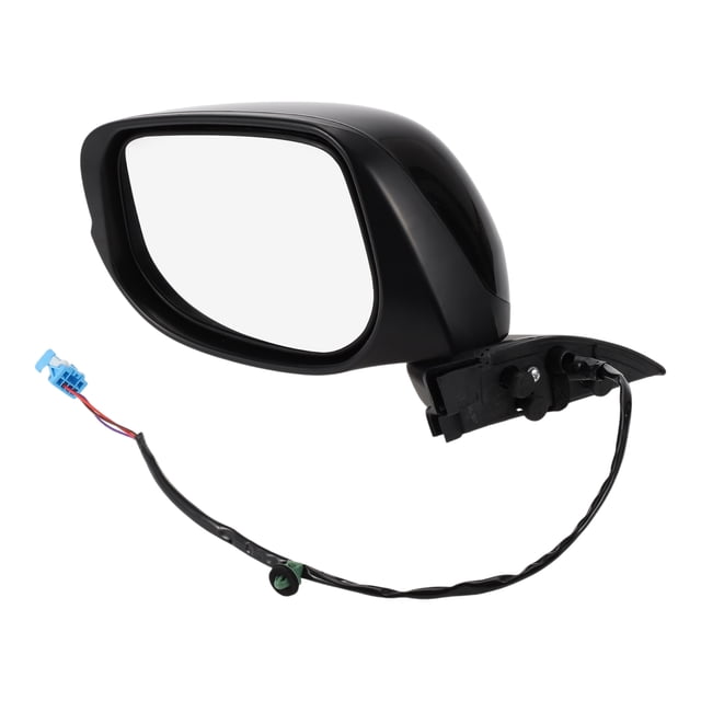 Reemplazo de Espejo de Puerta Lado Izquierdo Unique Bargains para Honda Fit 09-14 Plegado Manual Negro Brillante