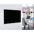 thumbnail image 7 of Audio-Visual Direct Magnetic Black Glass Dry-Erase Board Set - 6' x 3' - Includes Magnets, Hardware & Marker Tray, 7 of 7